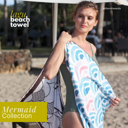 LAGU Multipurpose Beach Towel - Mermaid