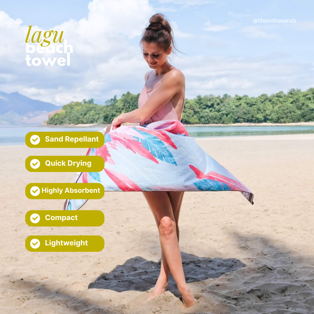 LAGU Multipurpose Beach Towel - Flamingo