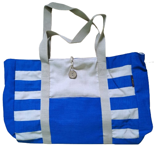 LAGU Beach Friendly Beach Bag Tote - Raya Collection | Sand Repellant Carryall Bag, Reusable Bag