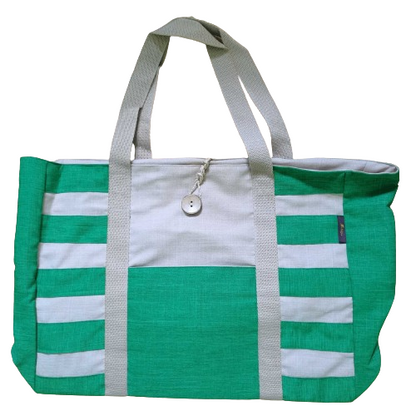 LAGU Beach Friendly Beach Bag Tote - Raya Collection | Sand Repellant Carryall Bag, Reusable Bag