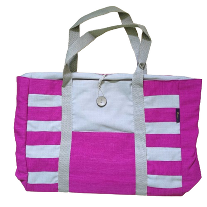 LAGU Beach Friendly Beach Bag Tote - Raya Collection | Sand Repellant Carryall Bag, Reusable Bag